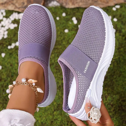 Lightweight Breathable Slip On Sneakers
