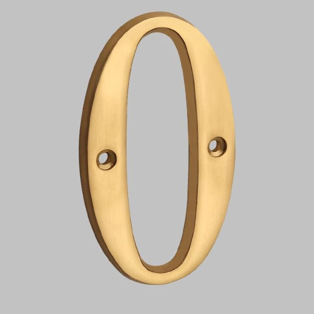 Classic Solid Brass House Number Plate - Cofik