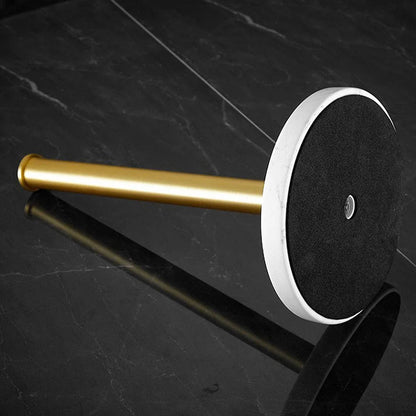 Luxury Marble Paper Towel Holder with Gold Accents