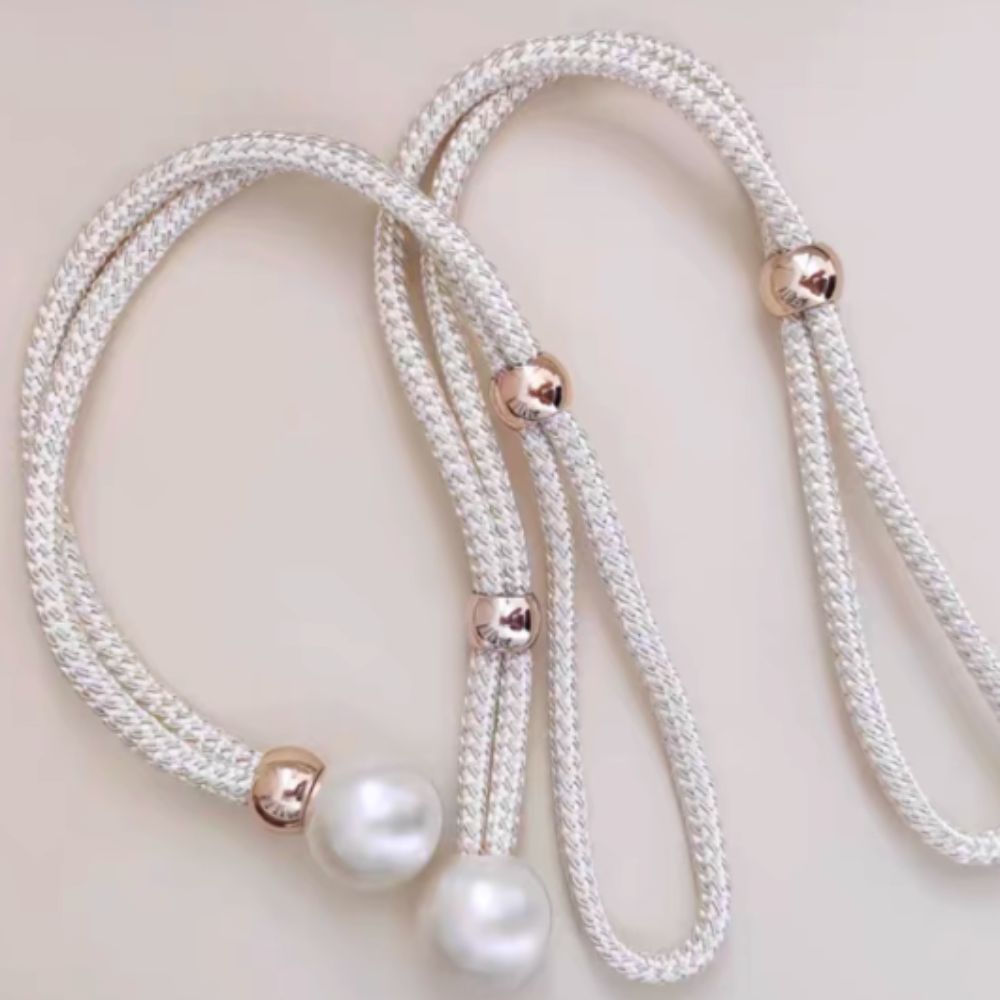 Shiny Beaded Curtain Tiebacks 2 Pack