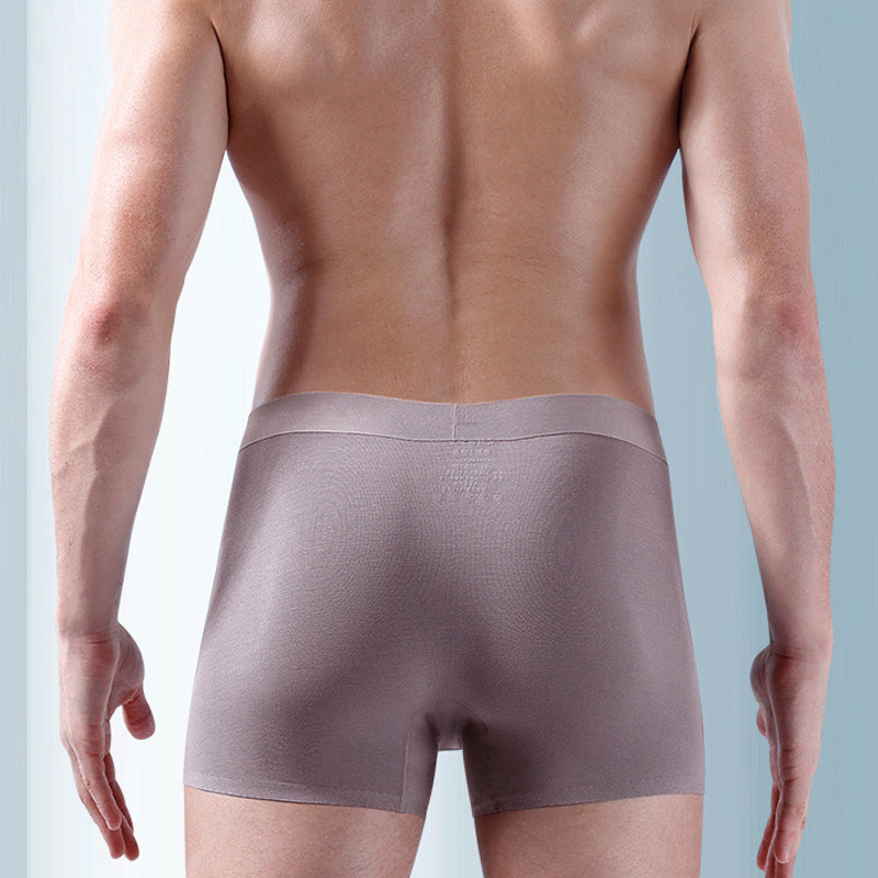 Soft Men's Natural Latex Briefs - Breathable Support Underwear