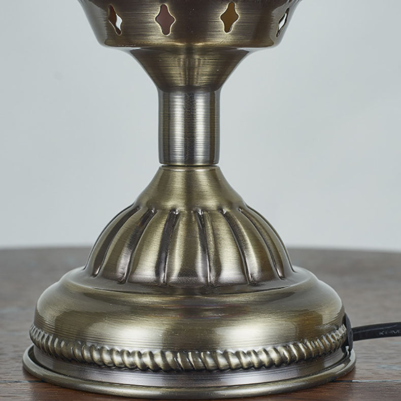 Classic Elegant Oval Table Lamp for Bedroom