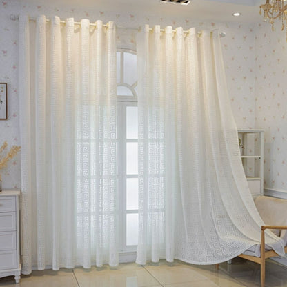 Luxurious Patterned Embroidered Drapes