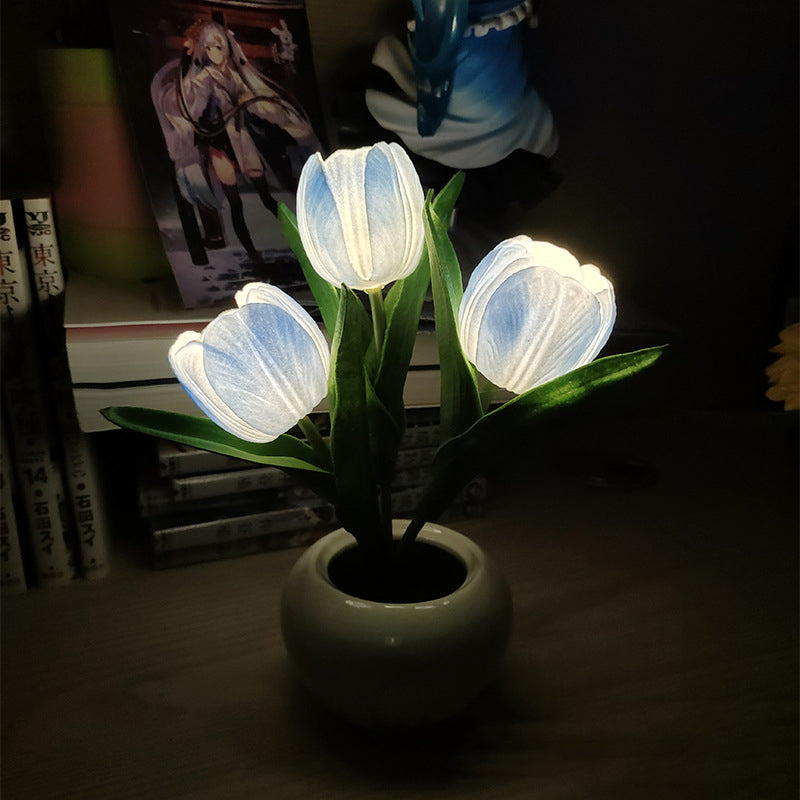 Slim Modern Flower Table Light