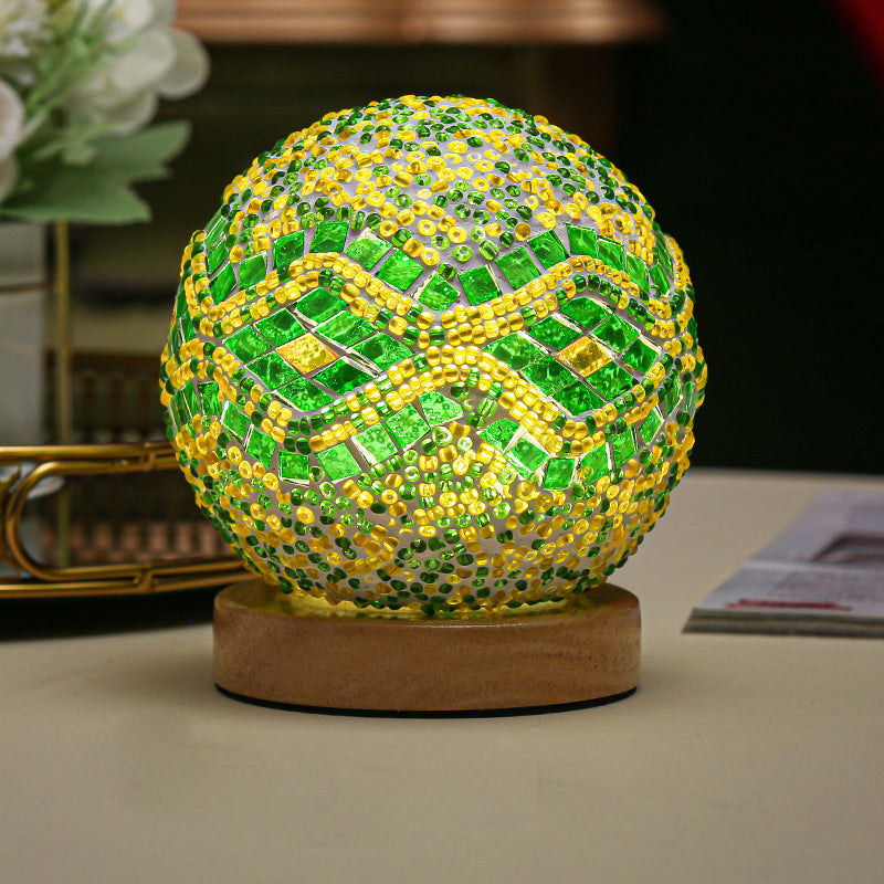 Colorful Mosaic LED Table Lamp