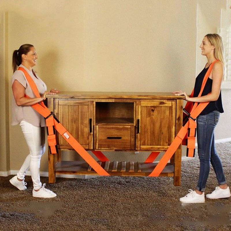 Heavy Duty Furniture Lifting Straps - 2 Piece Set