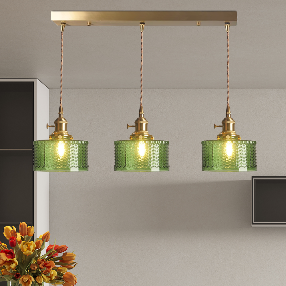 Classic Elegant Glass Drop Pendant Light