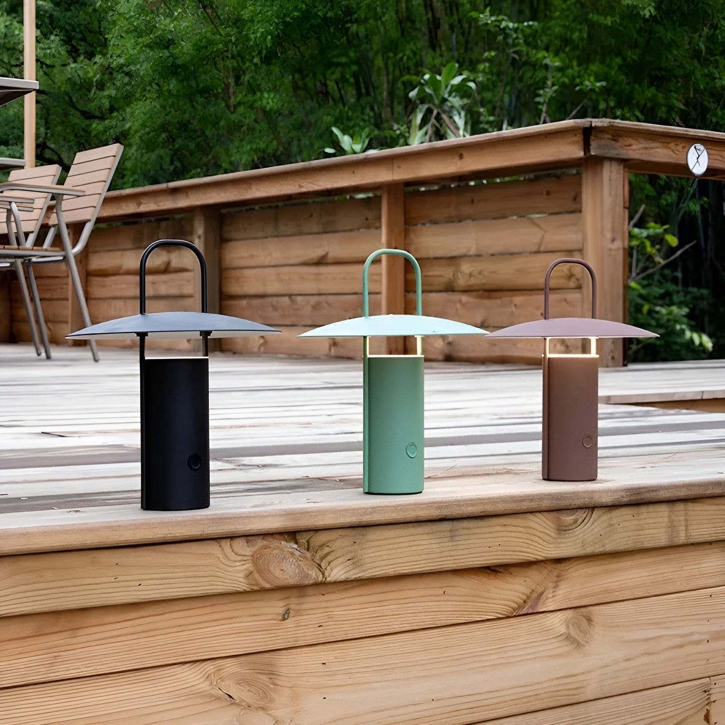 Bright Outdoor LED Table Light - Waterproof Rechargeable Lamp