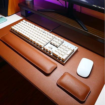 Ergonomic Office Desk Pad Set with Wrist Rests