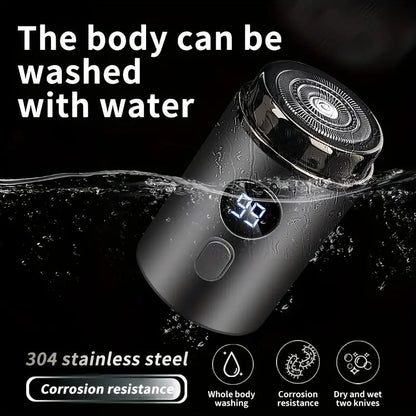 Compact Electric Shaver - Waterproof Travel Razor