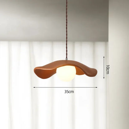 Elegant Natural Leaf Pendant Light