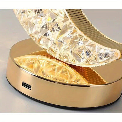 Elegant Adjustable Glass Desk Lamp