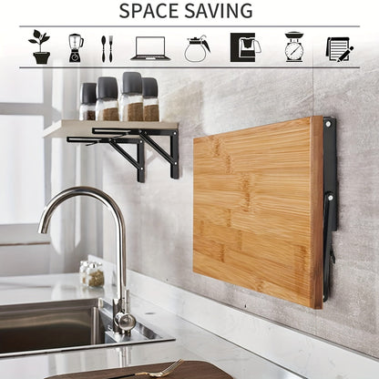Sturdy Adjustable Metal Shelf Brackets - 2 Pack