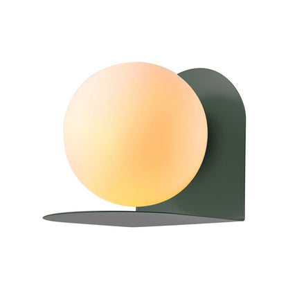 Simple Glass Wall Lamp for Bedroom Study Room