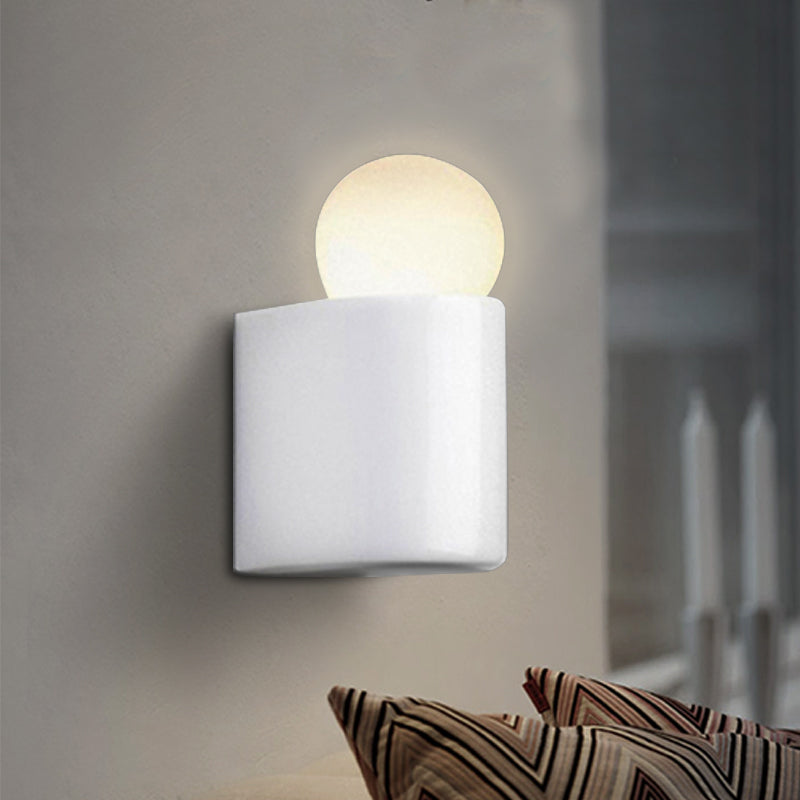 Simple Glass LED Wall Light Fixture