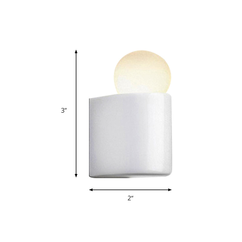 Simple Glass LED Wall Light Fixture