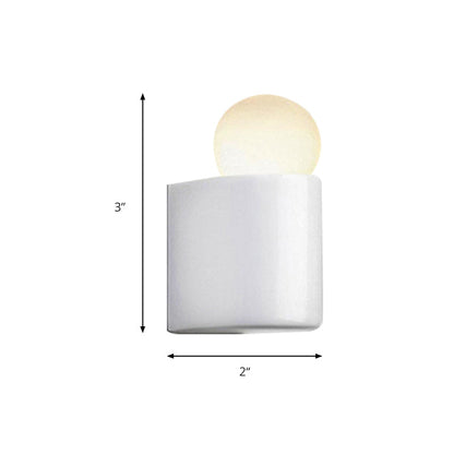Simple Glass LED Wall Light Fixture