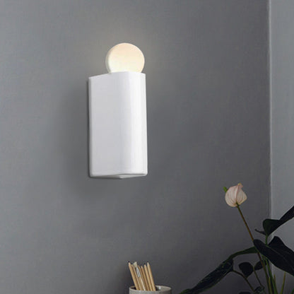 Simple Glass LED Wall Light Fixture