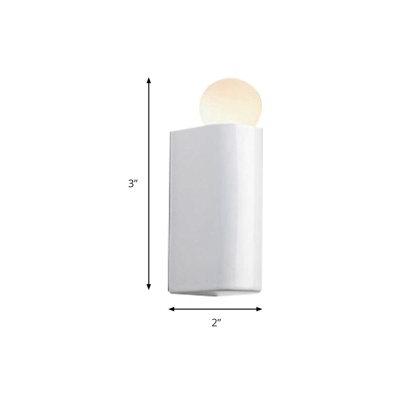 Simple Glass LED Wall Light Fixture