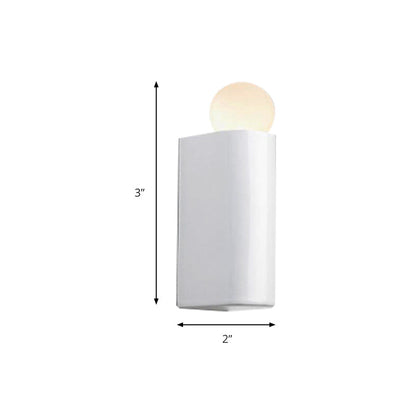 Simple Glass LED Wall Light Fixture