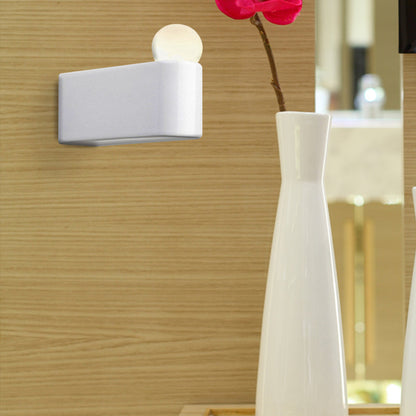 Simple Glass LED Wall Light Fixture