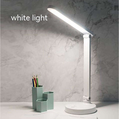 Compact Foldable Desk Lamp with USB Charger
