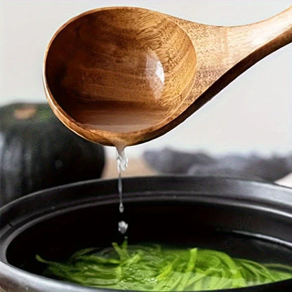 Solid Wood Cooking Utensil Set