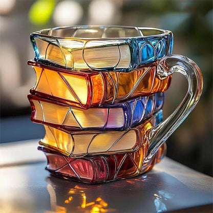 Colorful Novelty Book Shaped Coffee Mug - Cofik