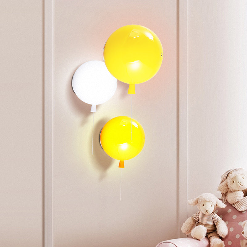 Fun Glass Ball Wall Lamp for Nursery Hallway