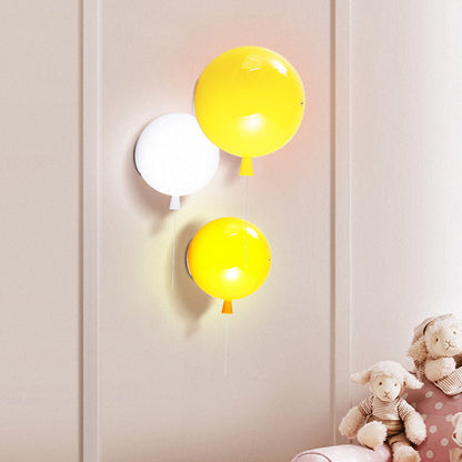 Fun Glass Ball Wall Lamp for Nursery Hallway