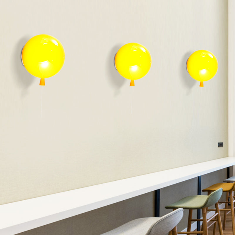 Fun Glass Ball Wall Lamp for Nursery Hallway