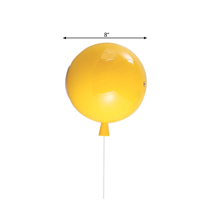 Fun Glass Ball Wall Lamp for Nursery Hallway
