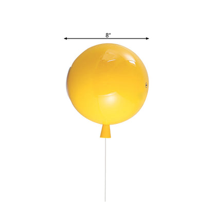 Fun Glass Ball Wall Lamp for Nursery Hallway