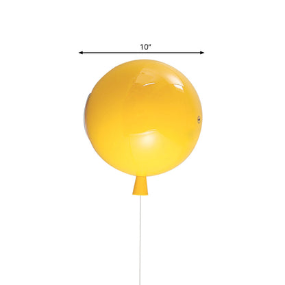 Fun Glass Ball Wall Lamp for Nursery Hallway