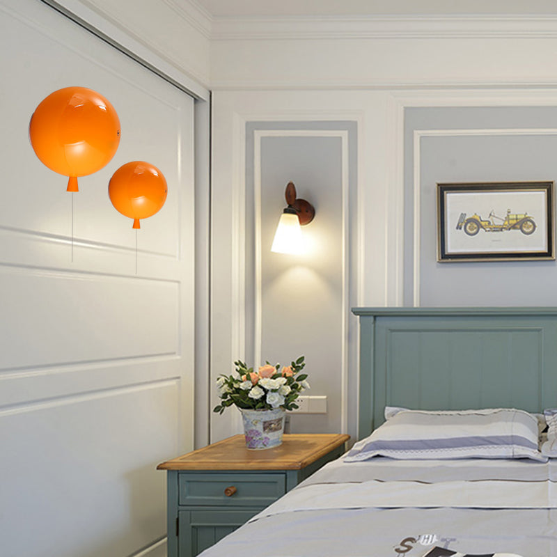 Fun Glass Ball Wall Lamp for Nursery Hallway