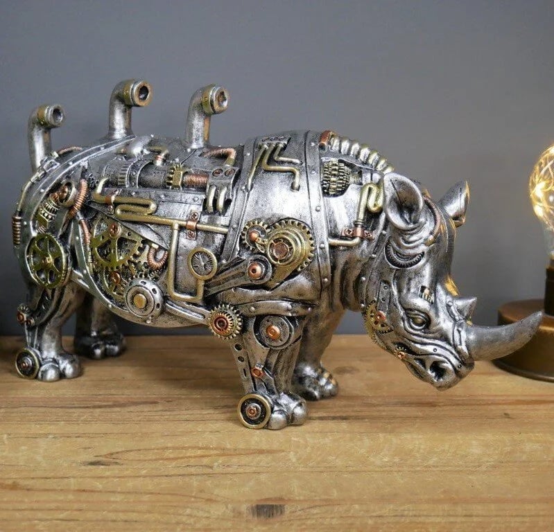 Steampunk Animal Figurine Collection