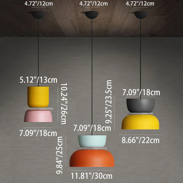 Stylish Metal Pendant Lamp for Living Room Ceiling