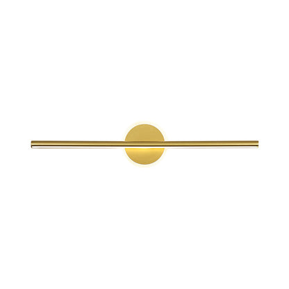 Modern Gold LED Vanity Wall Light Fixture