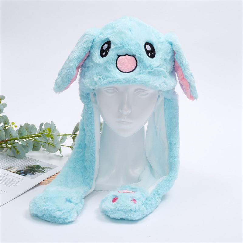 Soft Fuzzy Ladies Warm Winter Hat with Ears