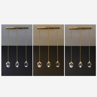 Luxurious Crystal Drop Ceiling Light Fixture