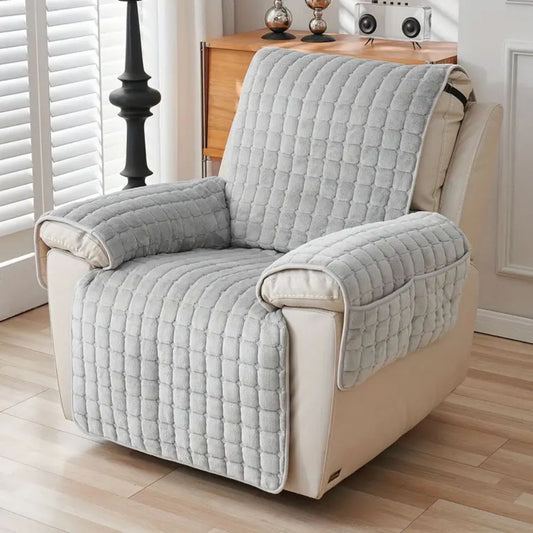 Cofik | Cozy Patterned Recliner Slipcover - Cofik