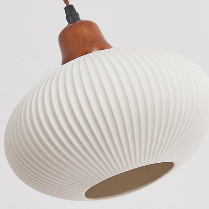 Classic White Ceramic Pendant Dining Light