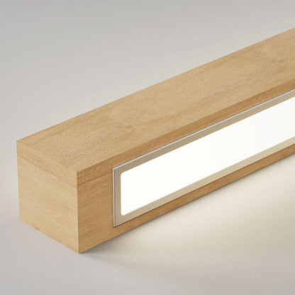 Natural Wood Japanese LED Wall Lamp