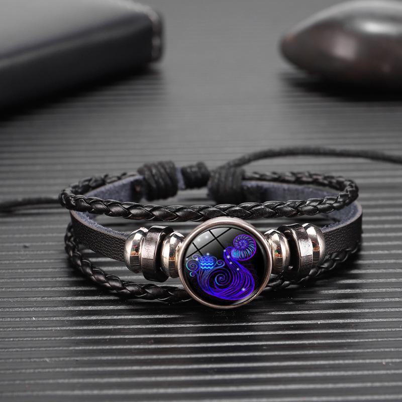 Astrology Zodiac Sign Charm Bracelet - Cofik
