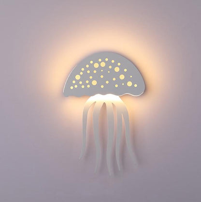 Stylish 1-Light LED Jellyfish Wall Lamp
