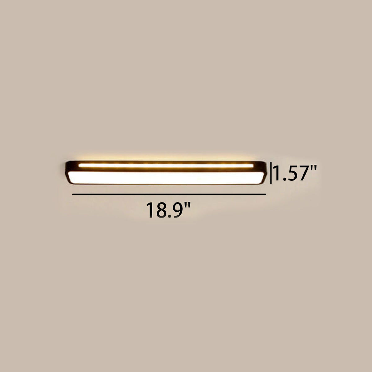 Slim LED Ceiling Light Fixtures for Bedroom Hallway
