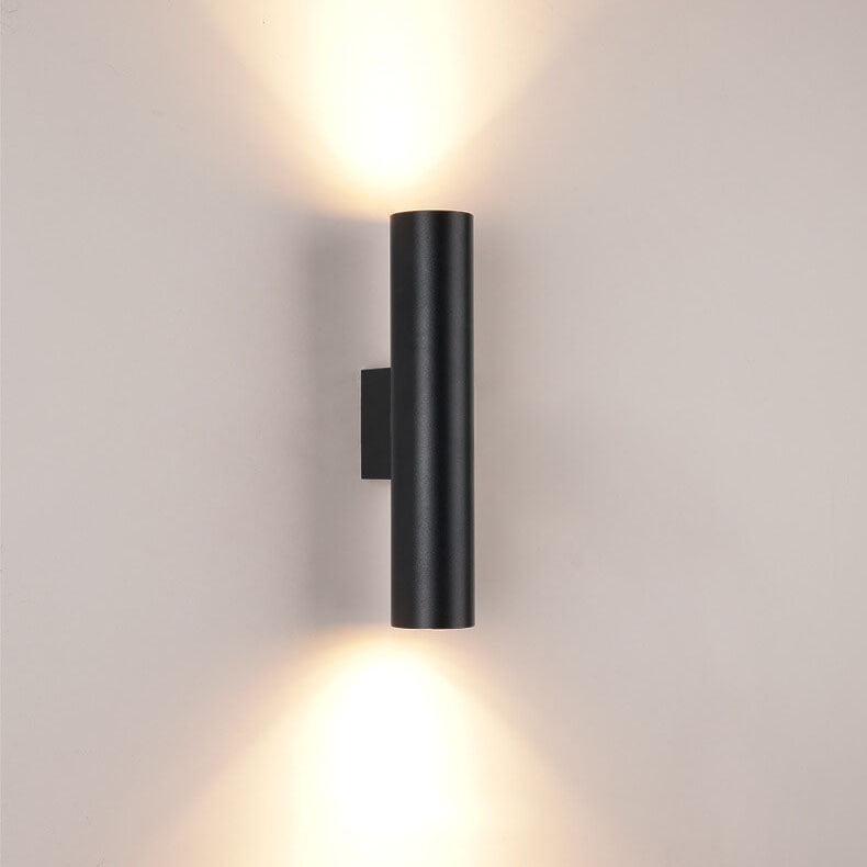 Silver Double Tube Wall Light