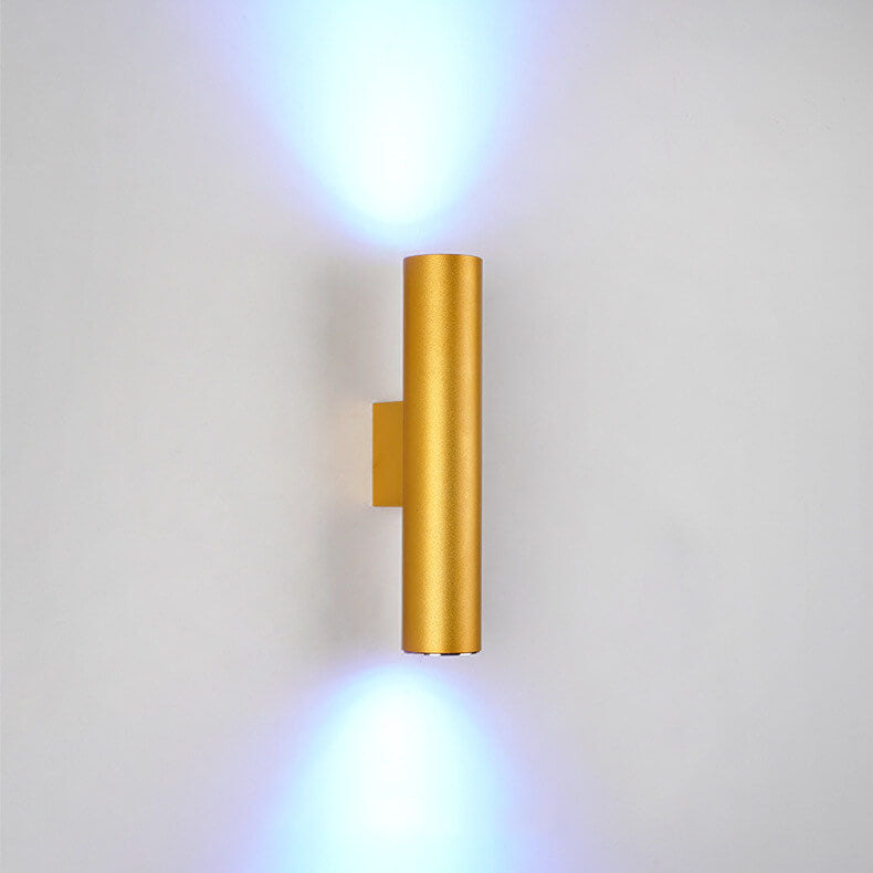 Silver Double Tube Wall Light