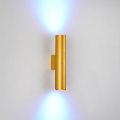 Silver Double Tube Wall Light