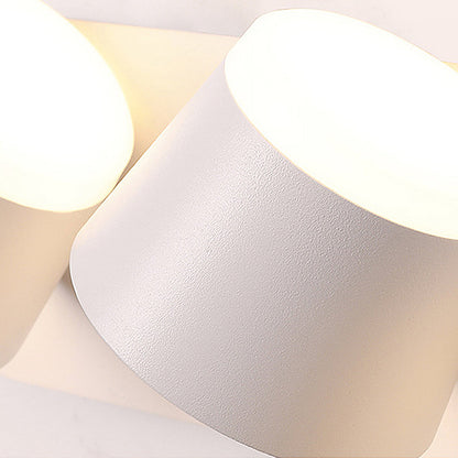 Compact Black Metal LED Wall Light Adjustable